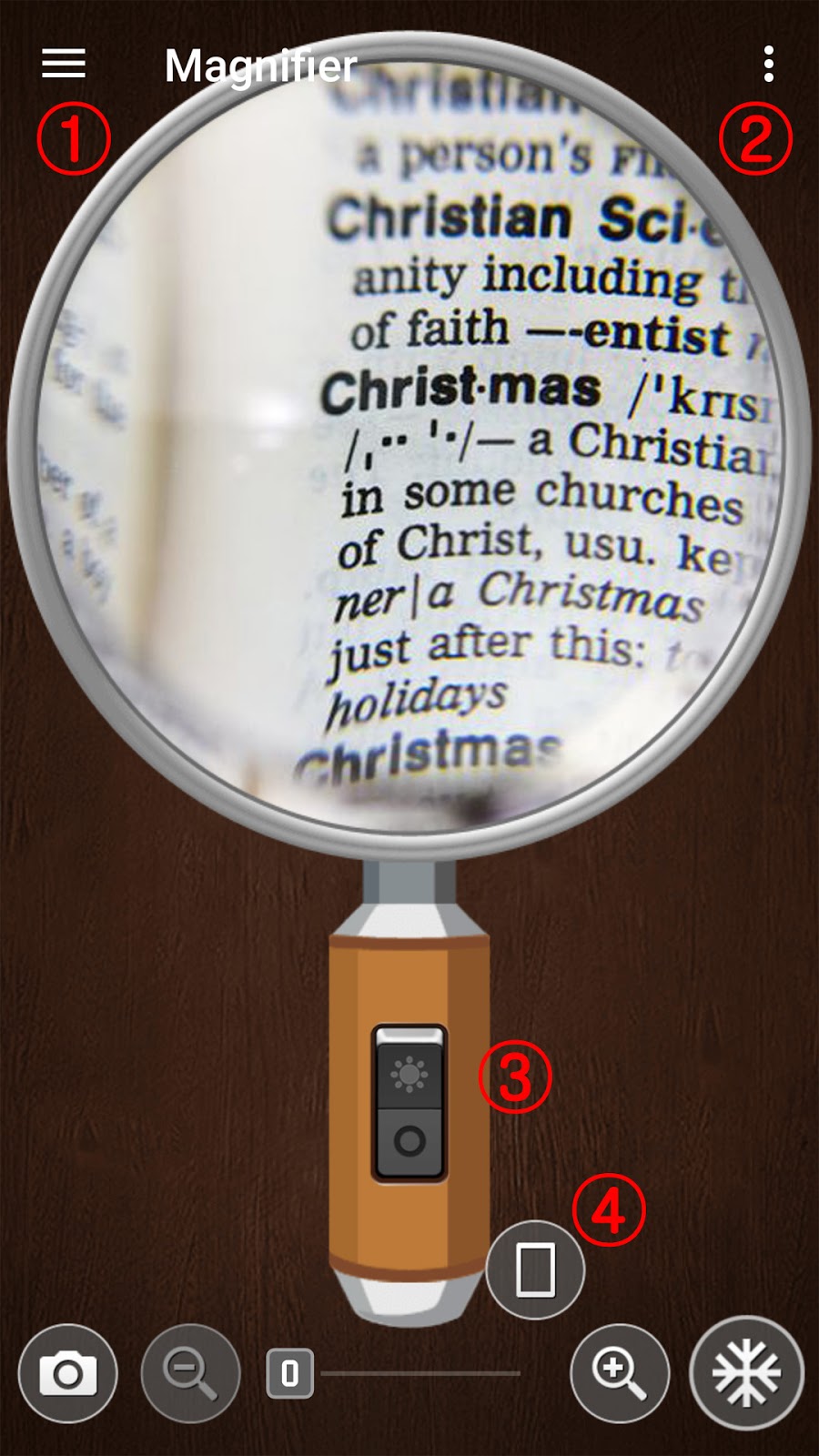 Android boy's Blog Smart Magnifier (v1.5) manual