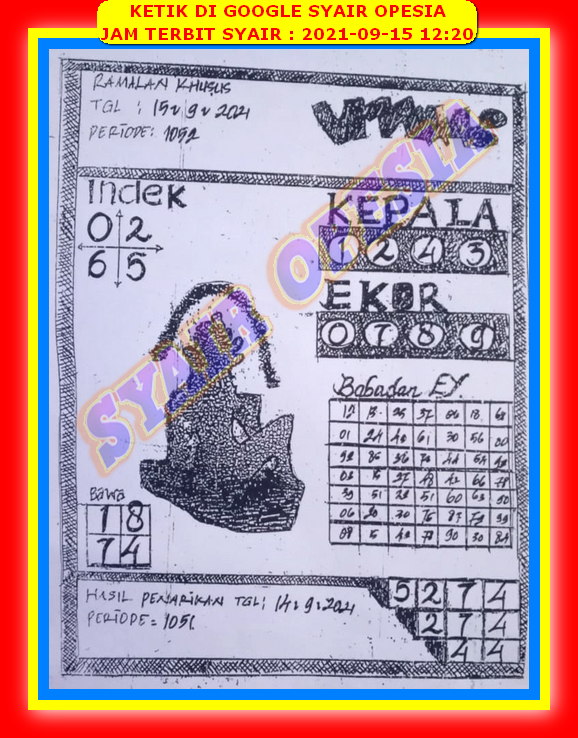 1 New Message Kode Syair Hongkong 15 September 2021 Forum Syair Togel Hongkong Singapura Sydney