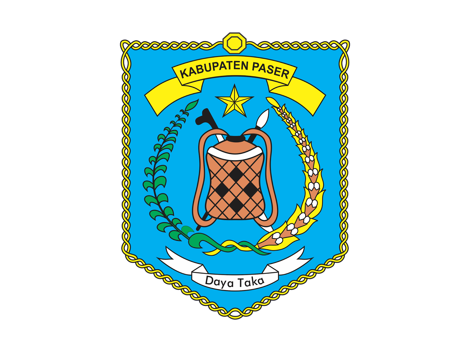 Logo Kabupaten Paser Vector Cdr And Png Hd Gudril Logo Tempat Nya Images