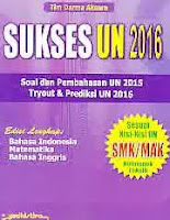 AJIBAYUSTORE  Judul Buku : Sukses US 2016 - Soal dan Pembahasan UN 2015, Tryout & Prediksi UN 2016, Sesuai Kisi-Kisi UN SMK/MAK Kelompok Teknik Pengarang : Tim Darma Aksara Penerbit : Yudhistira