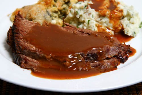 Beef Roast with Gravy