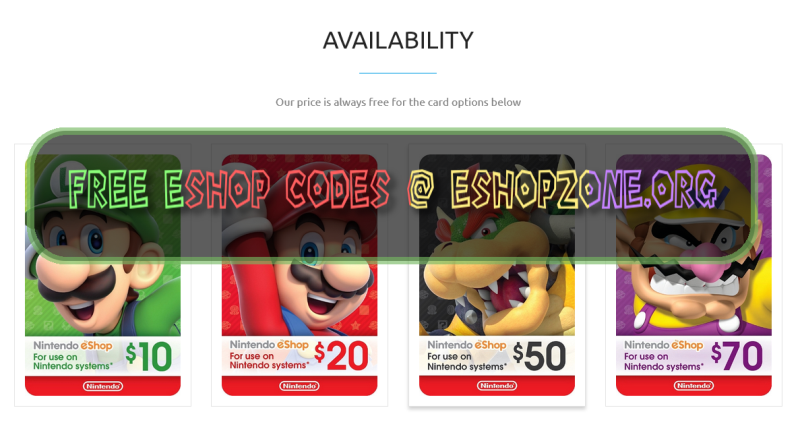 buy eshop codes online