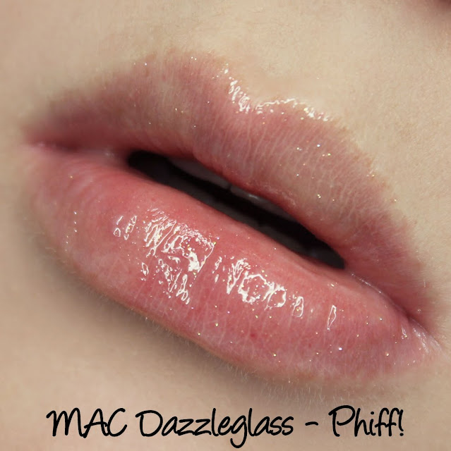 MAC Phiff! Dazzleglass Swatches & Review