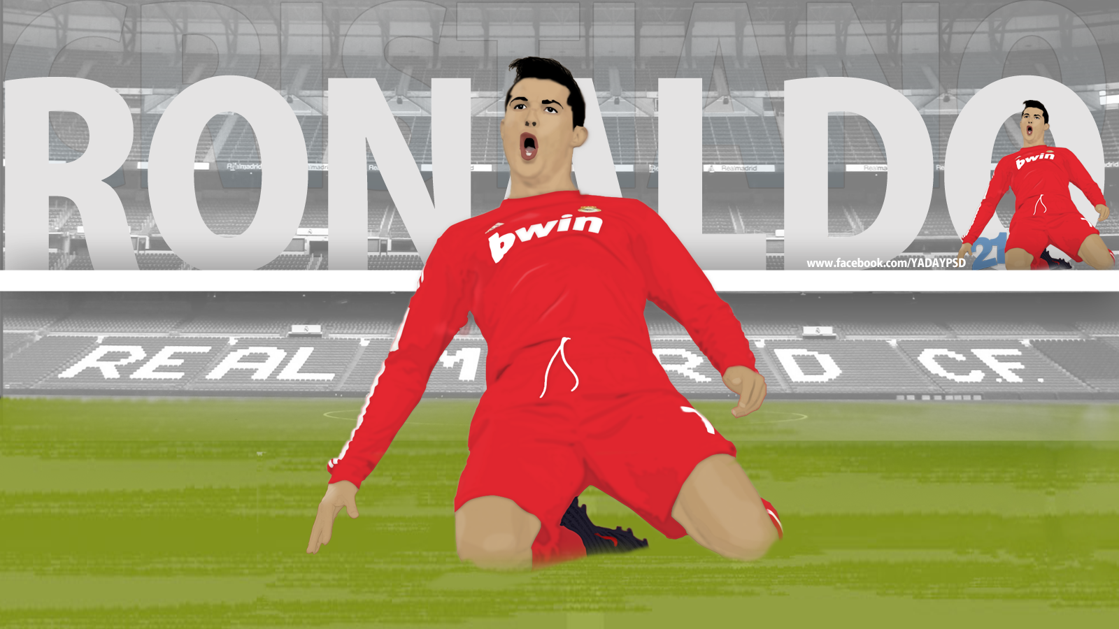 Cartoon Pictures of Cristiano Ronaldo