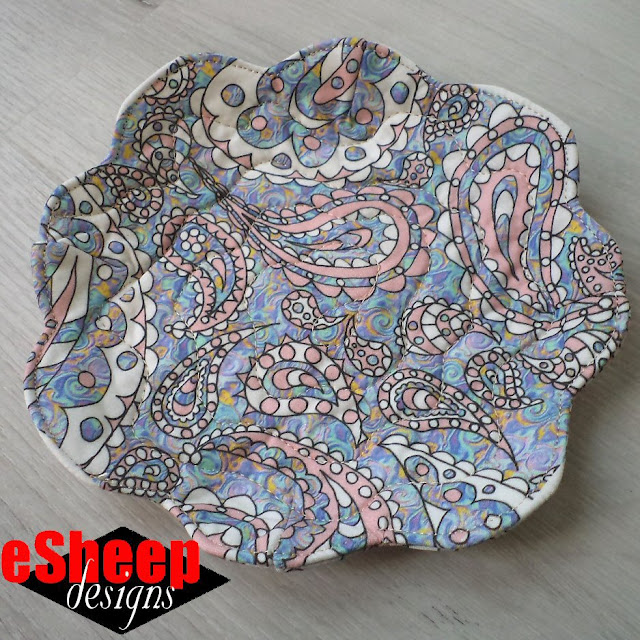 Quilted Fabric Plate by eSheep Designs