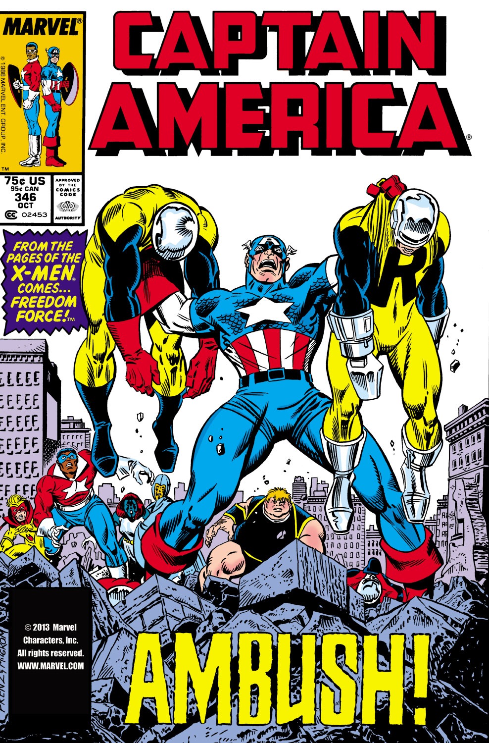 Captain America (1968) Issue #346 #276 - English 1