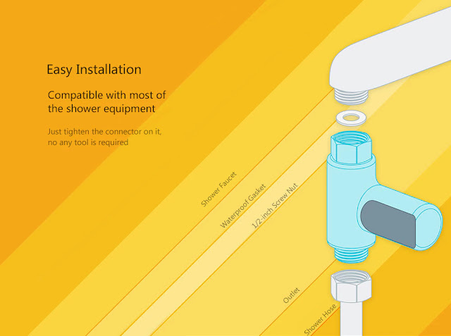 LED Display Water Shower Thermometer