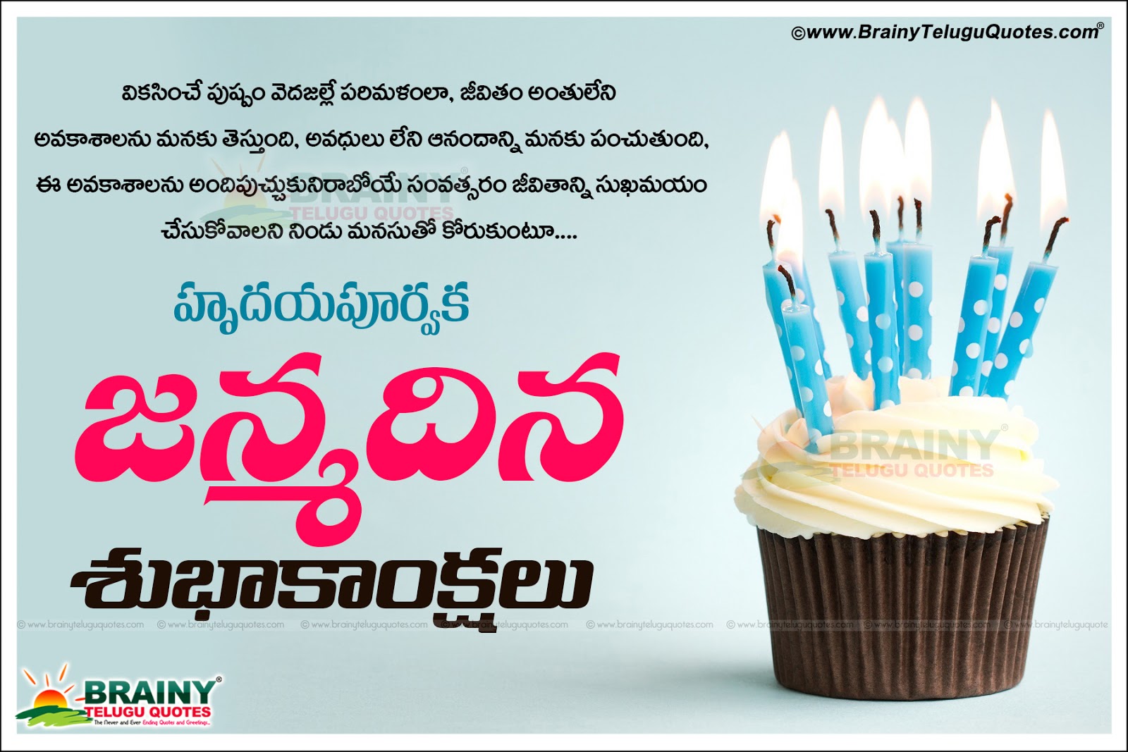 Telugu birthday greetings jspassa
