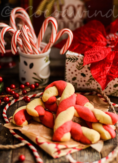 Candy Cane Twist Cookies