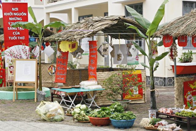 hoa-dao-tren-kinh vẽ trang trí tết