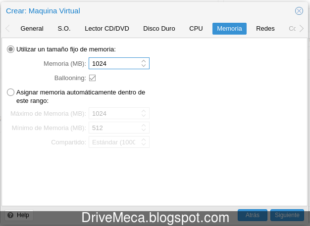 Creando maquina KVM en Proxmox VE