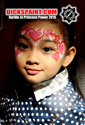 face painting kids barbie jakarta