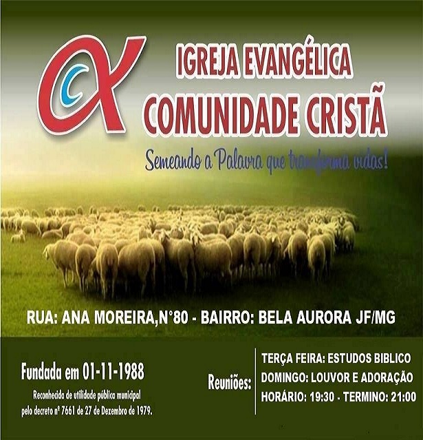 COMUNIDADE CRISTÃ EM JUIZ DE FORA/UBÁ!!!