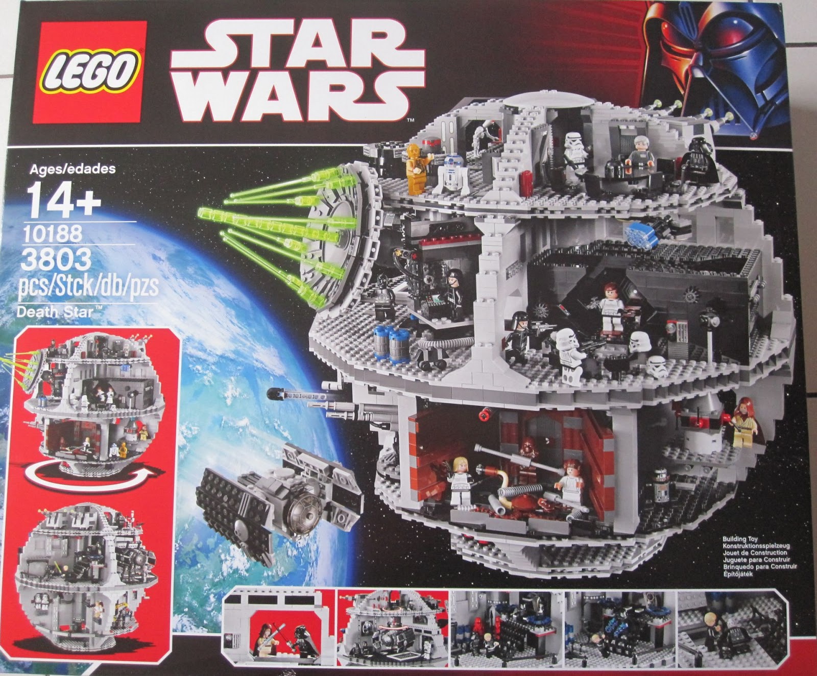 Les Briques de Toulouse: LEGO Star Wars - Set numéro 10188 - L'Etoile Noire