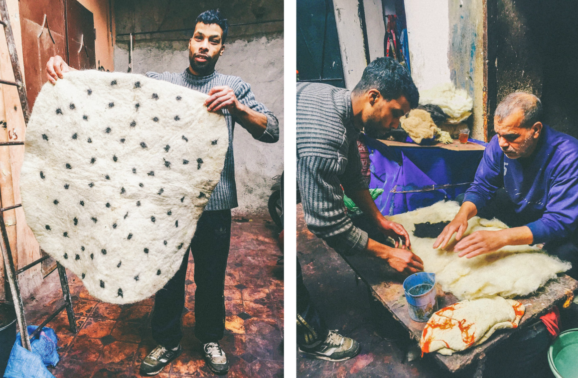 Amalou brand story - the history and story of morocco's wool and felting industries Amalou brand story - the history and story of morocco's wool and felting industries