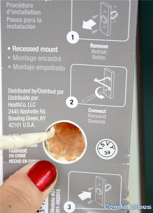 Condo Blues How to Install a New Doorbell Chime and Button