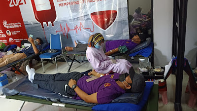 Hari Olahraga Nasional 2021, Koni Kabupaten Tangerang Gelar Donor Darah