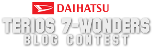 Daihatsu Terios 7 Wonders Blog Contest
