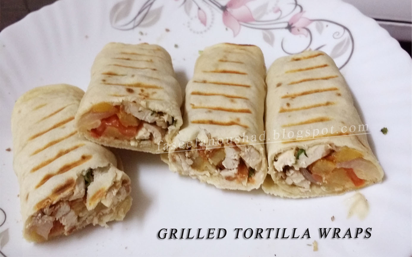 GOOD FOOD ENDS WITH GOOD TALK Grilled Tortilla Wraps