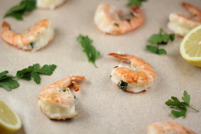grilled mozzarella stuffed shrimp