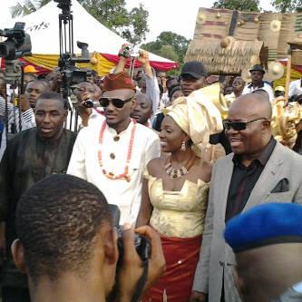 governor akpabio wedding gifts 2face idibia