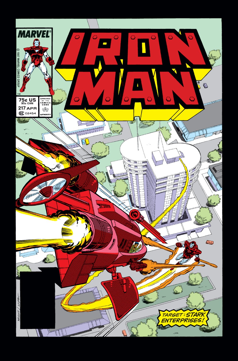Read online Iron Man (1968) comic -  Issue #217 - 1