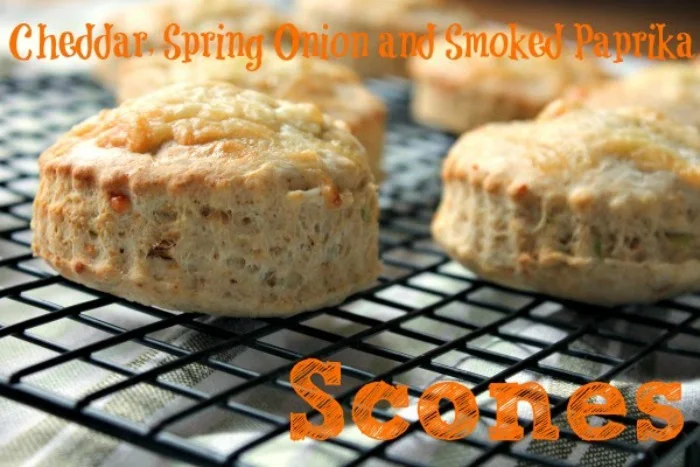 Cheddar, Spring Onion and Smoked Paprika Scones