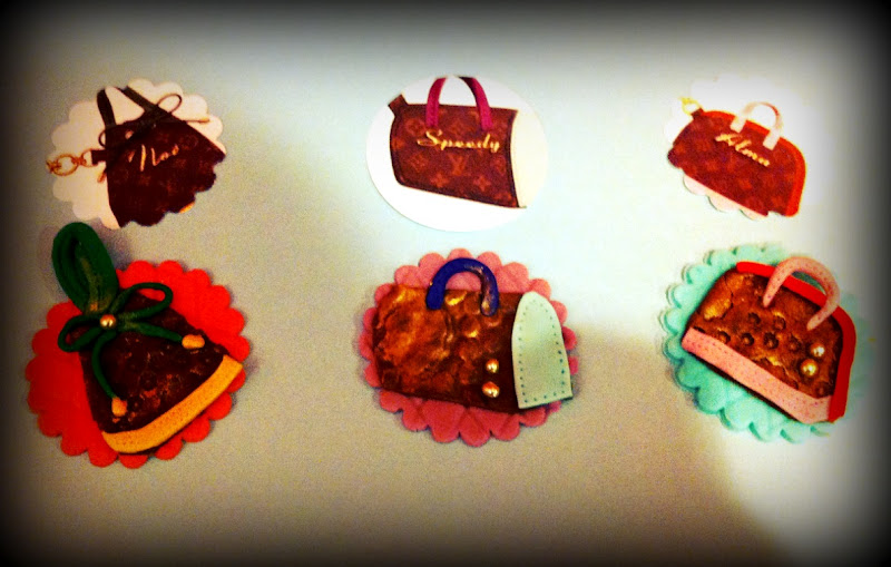 C for Cupcake Cupcakery: Louis Vuitton Inspired Cupcake Toppers