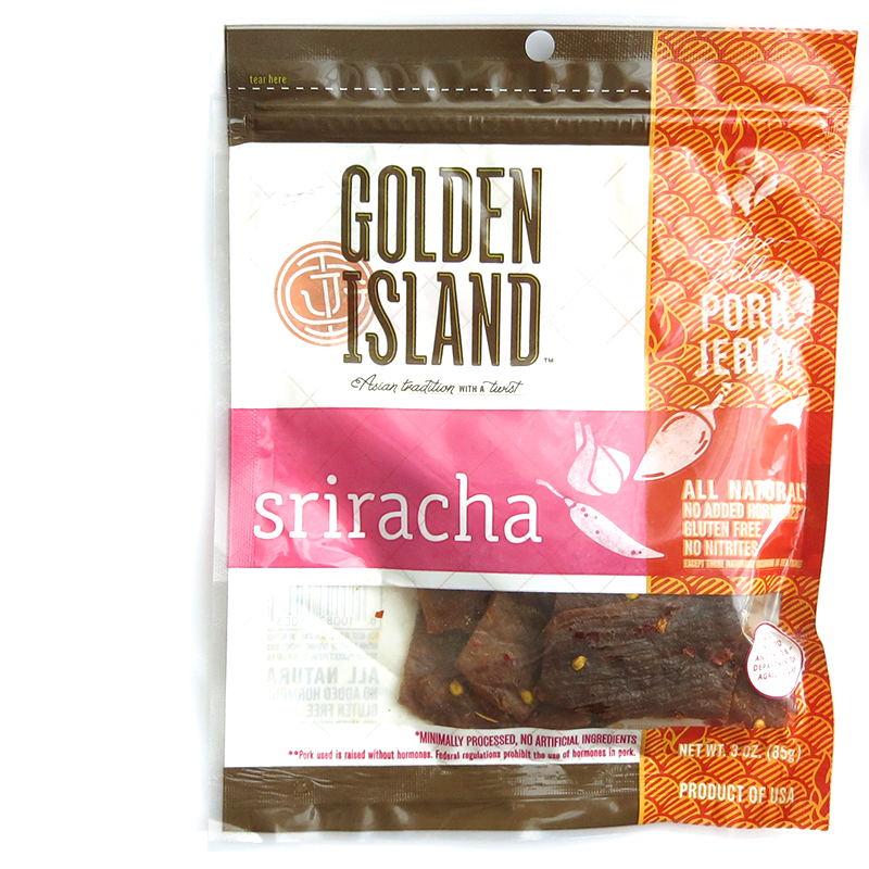 Golden Island Jerky Sriracha Barbecue Pork Beef Jerky Reviews