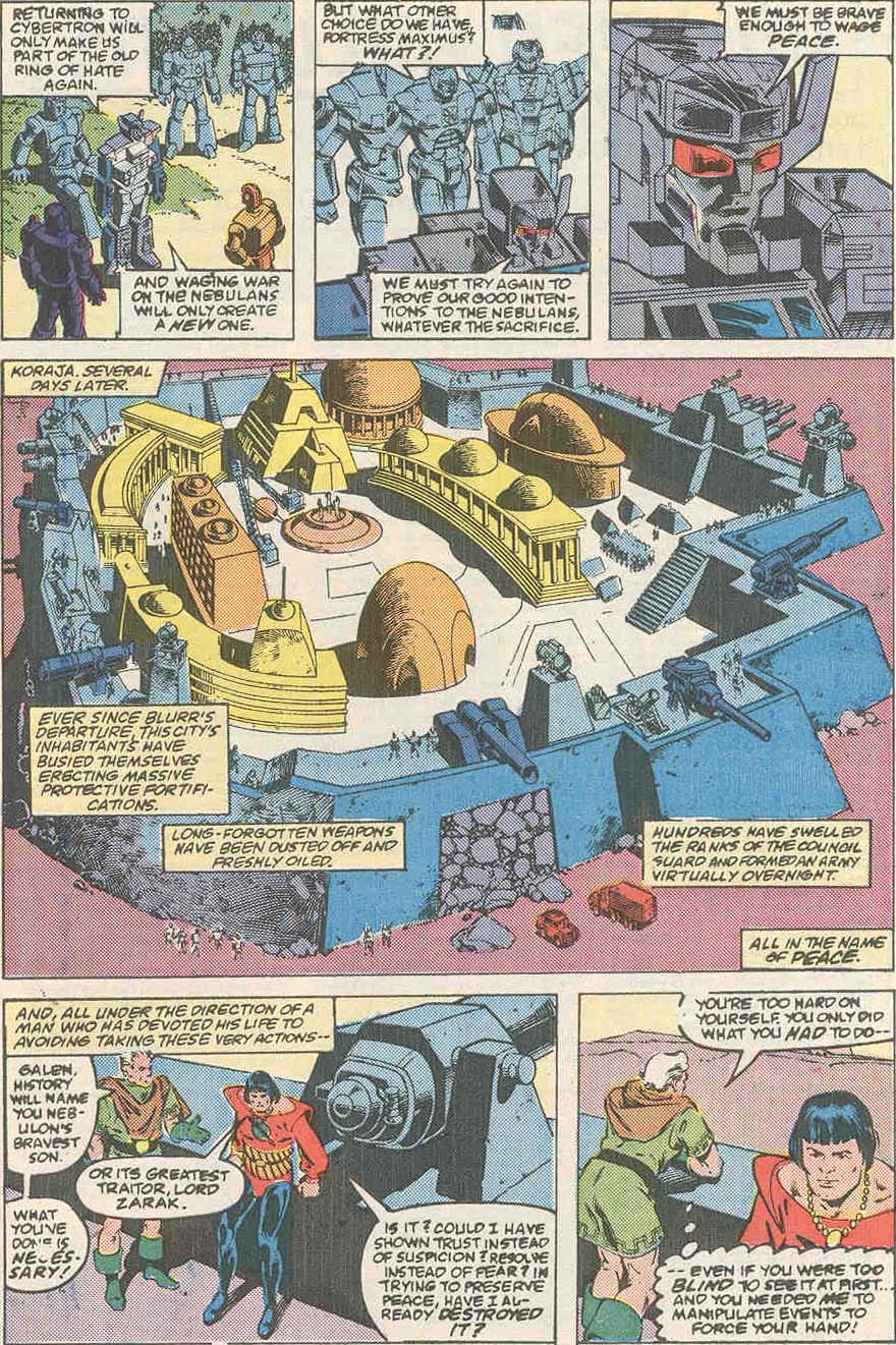 Read online The Transformers: Headmasters comic -  Issue #1 - 21