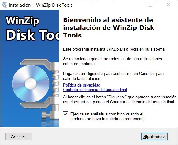 WinZip Disk Tools Full imagenes