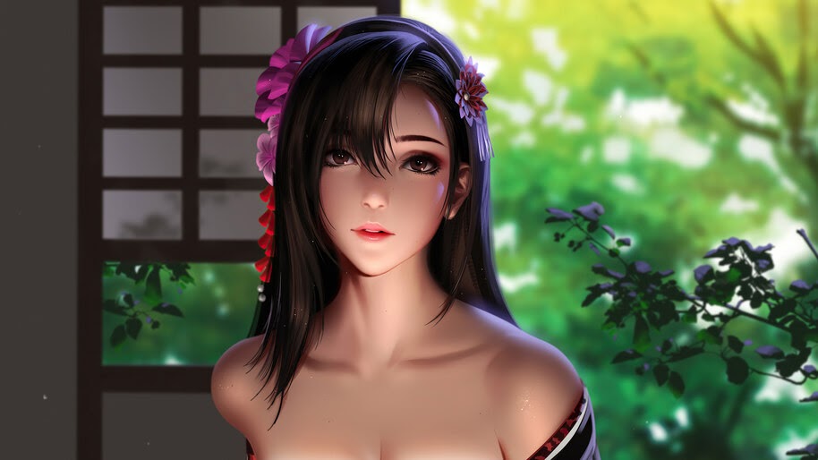 Tifa Lockhart, Kimono, Final Fantasy 7, Remake, 4K, #3.2007