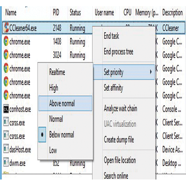 End a Running Task