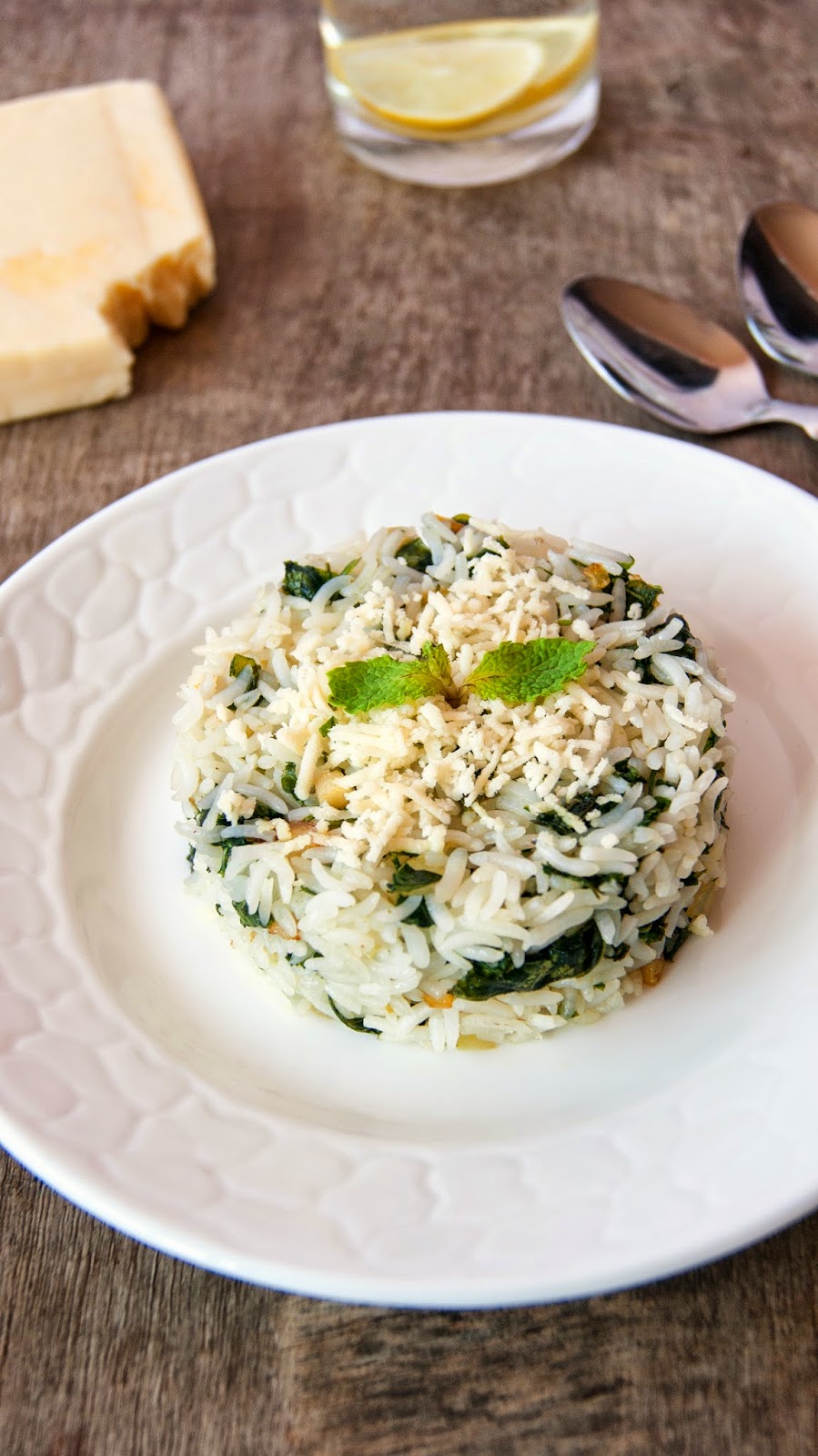 Always Hungry Spinach Parmesan Rice