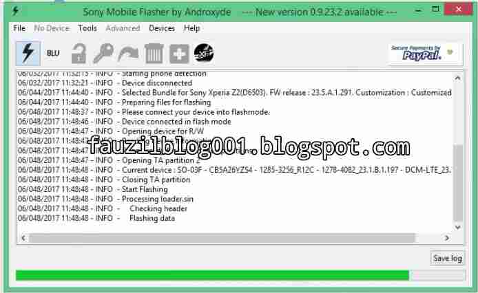 Cara Flash Sony Xperia Z2 Ke Room Global Mister Tekno