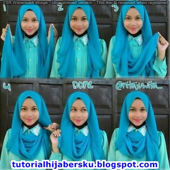 Tutorial Jilbab Pashmina Monochrome | tutorial hijab pashmina monochrome simple terbaru Tutorial Jilbab Pashmina Monochrome | tutorial hijab pashmina monochrome simple terbaru