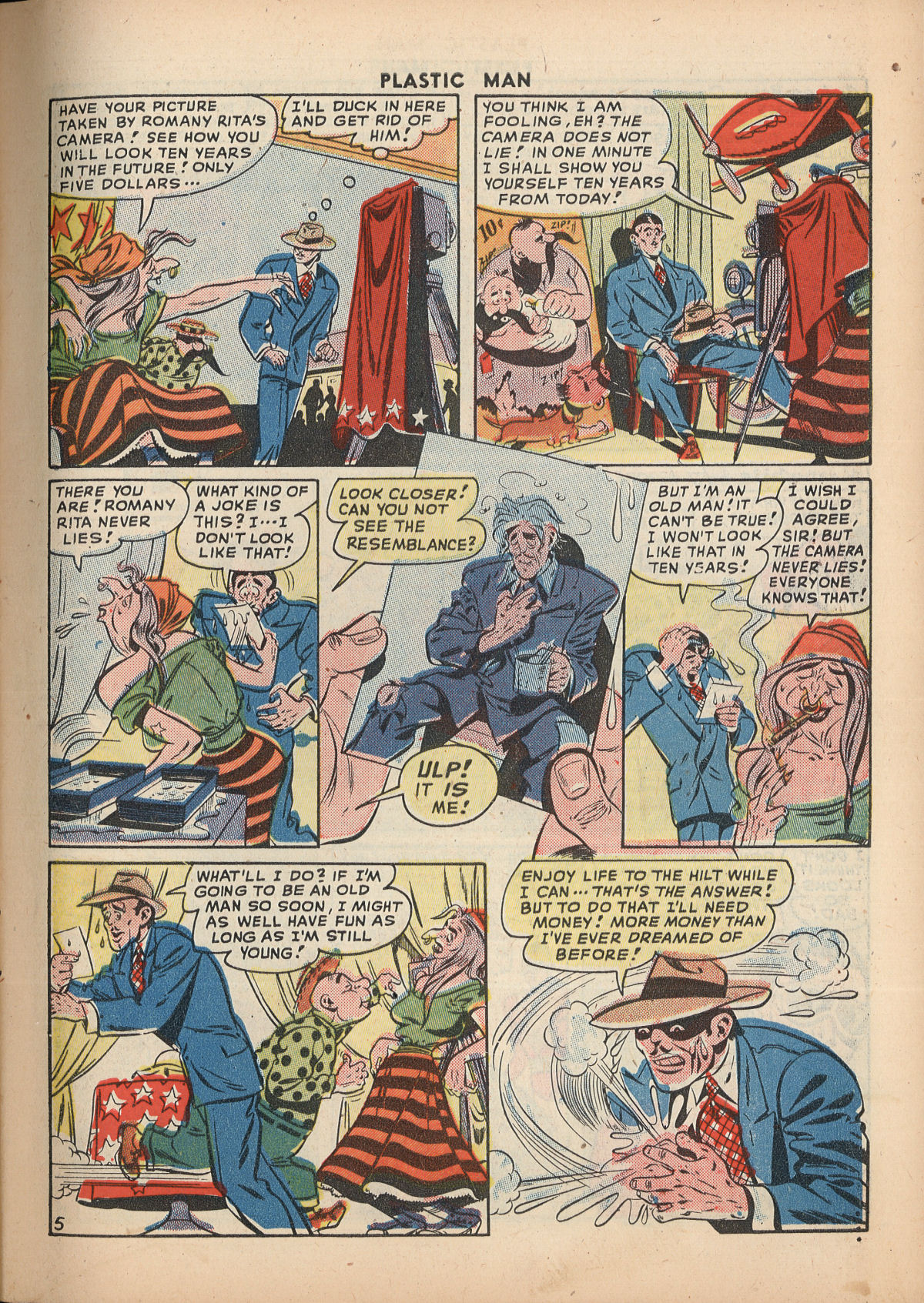 Read online Plastic Man (1943) comic -  Issue #15 - 7