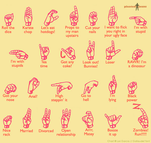 Tastefully Offensive: Basic Sign Language