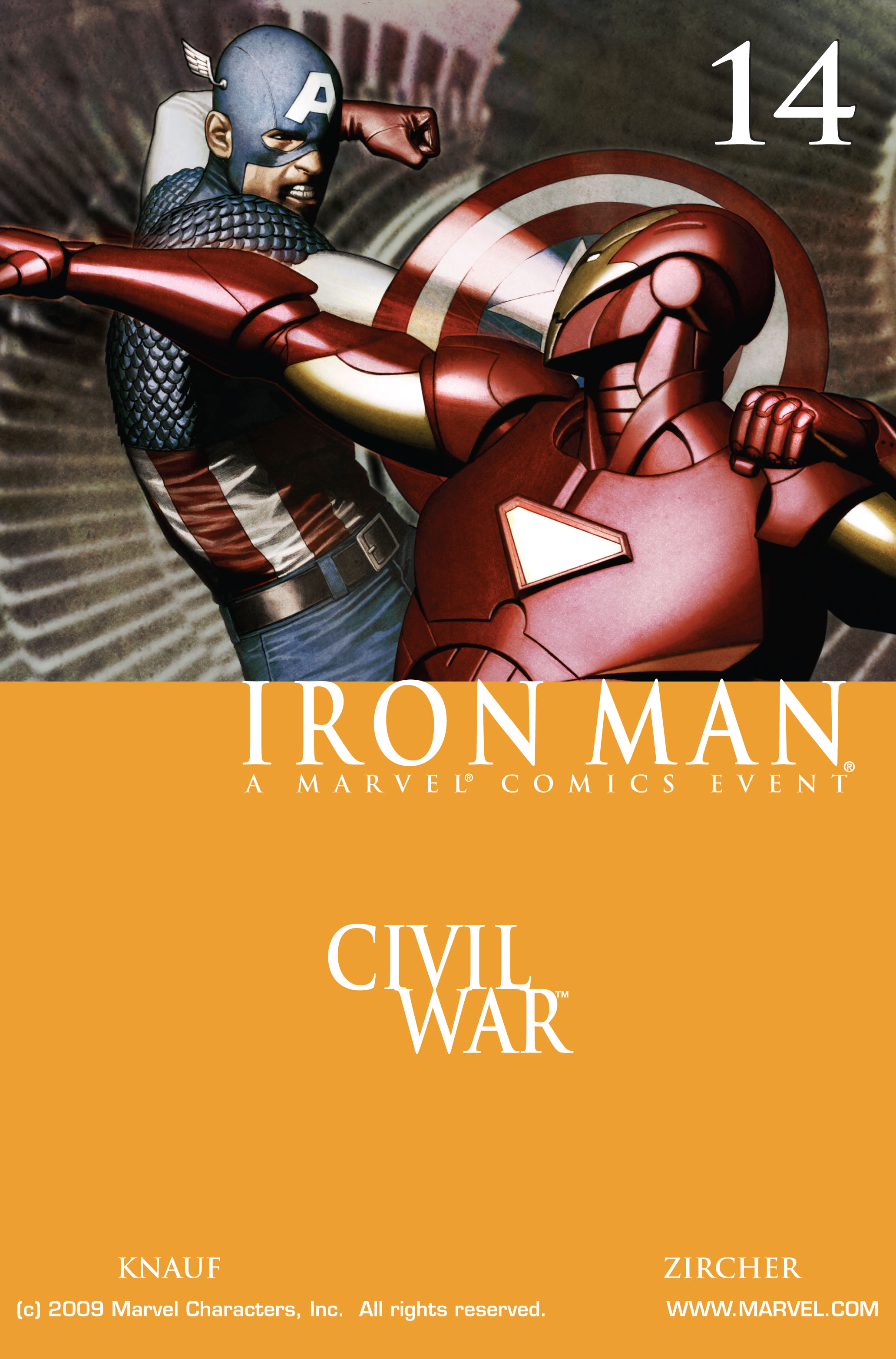 Read online Iron Man (2005) comic -  Issue #14 - 1