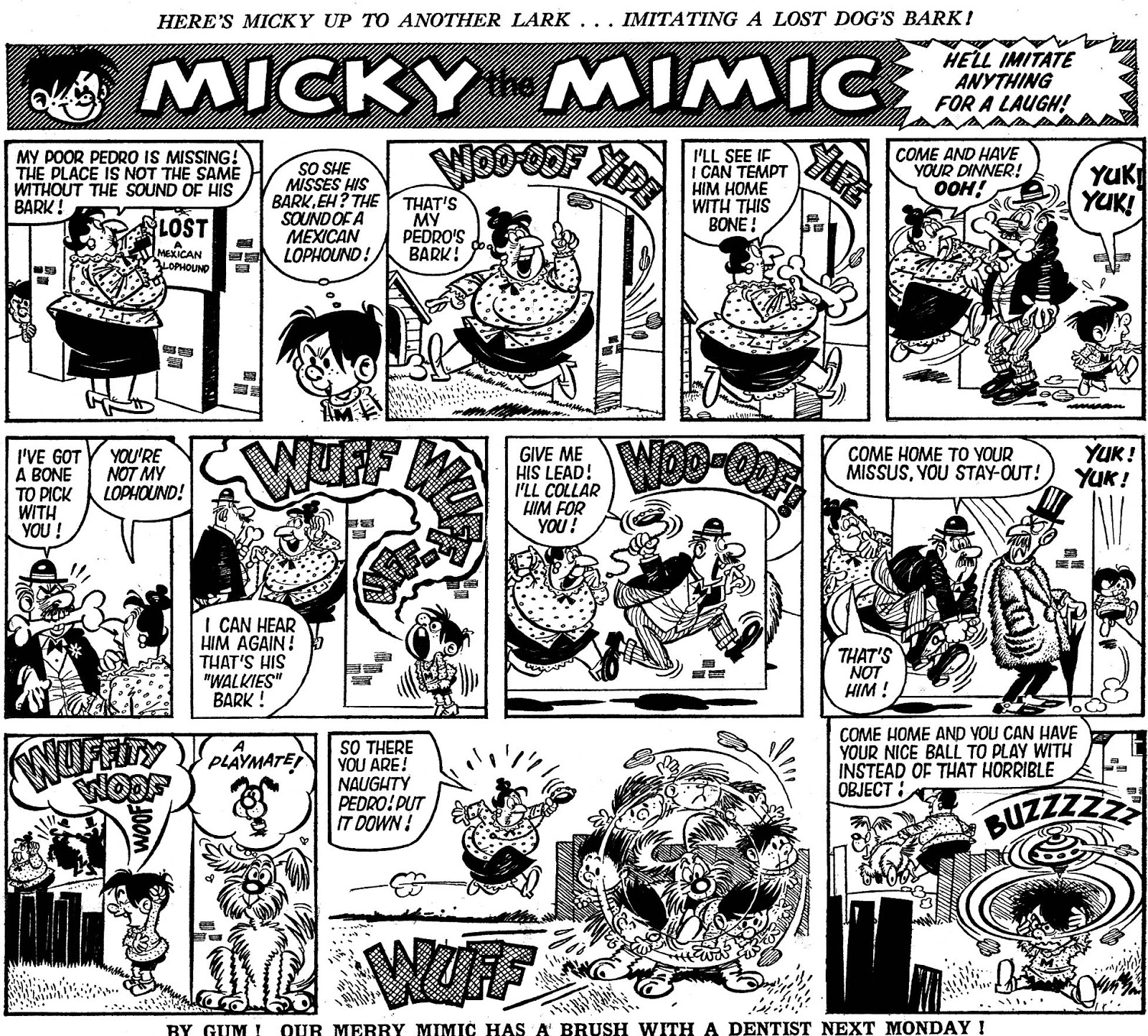 Micky the MImic Buster nº 168 martz Schmidt