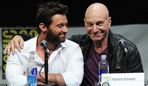 Resultado de imagem para Hugh Jackman ( Logan) e Patrick Stewart ( Professor Xavier)