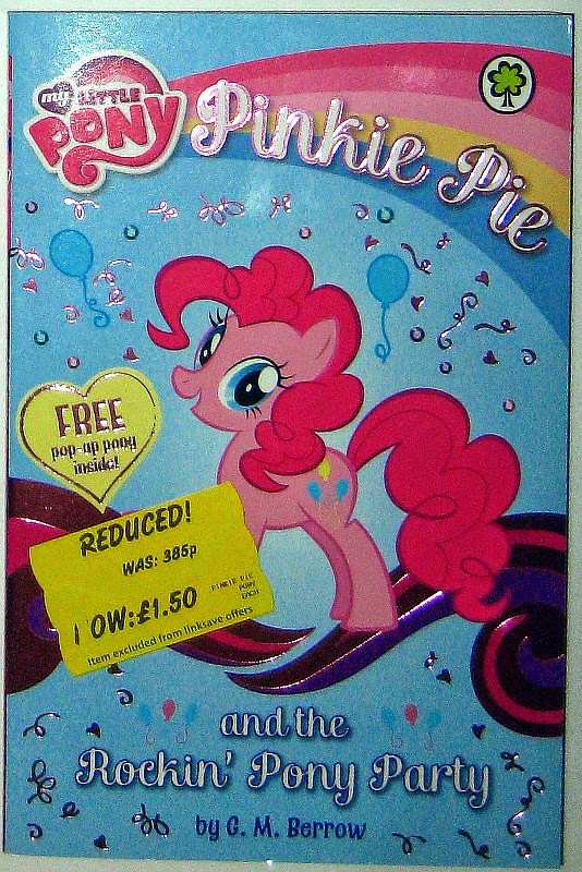 Pinkie Pie and the Rockin' Pony Party book, UK edition