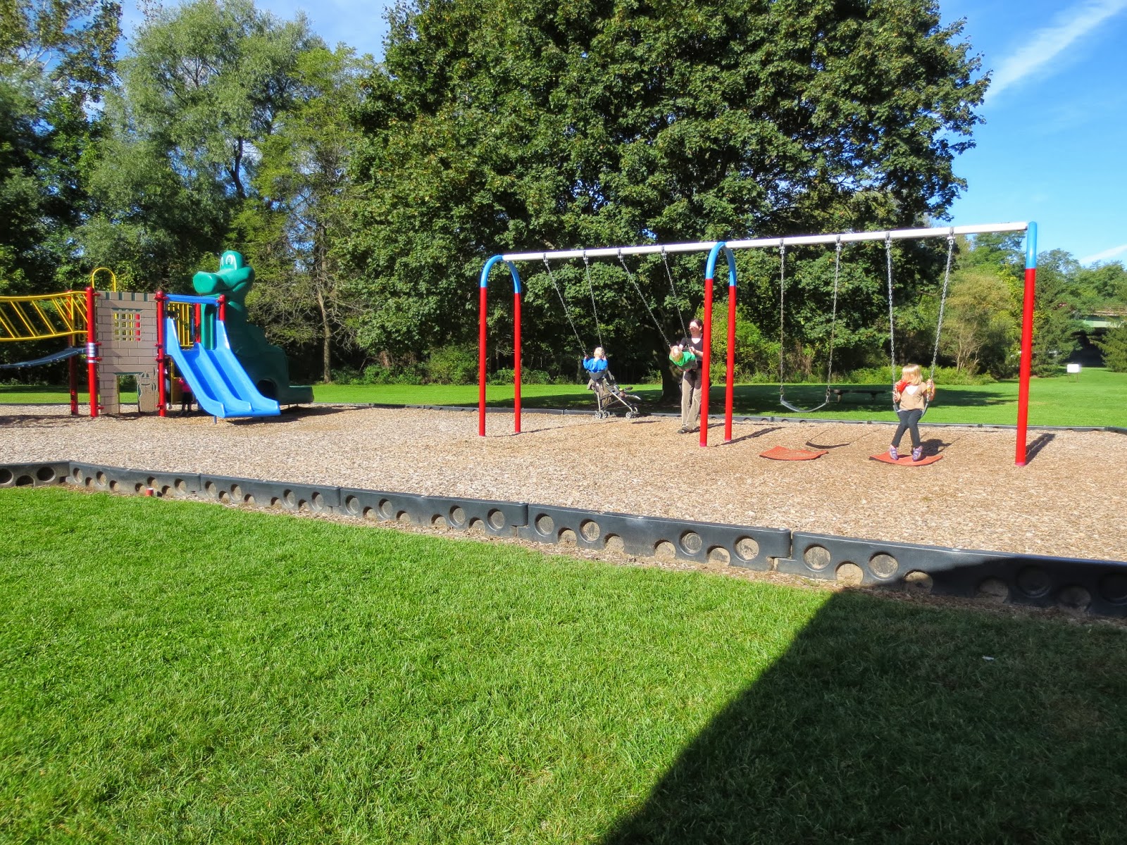 Rochester NY playground reviews Kreag Road Park, Perinton, NY