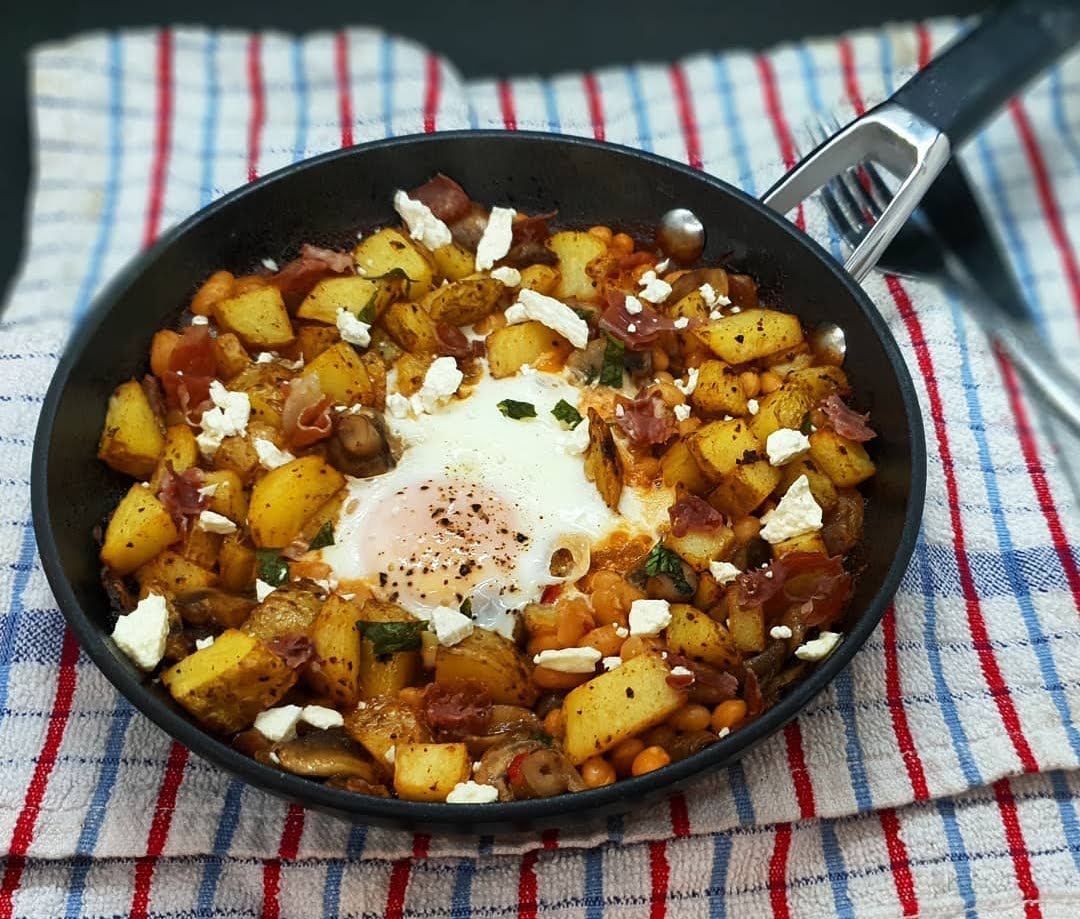 Healthy One Pan Breakfast Recipe Sugar Pink Food Healthy & Slimming