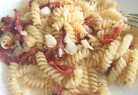 Recipe Pasta with dried tomatoes and parmesan