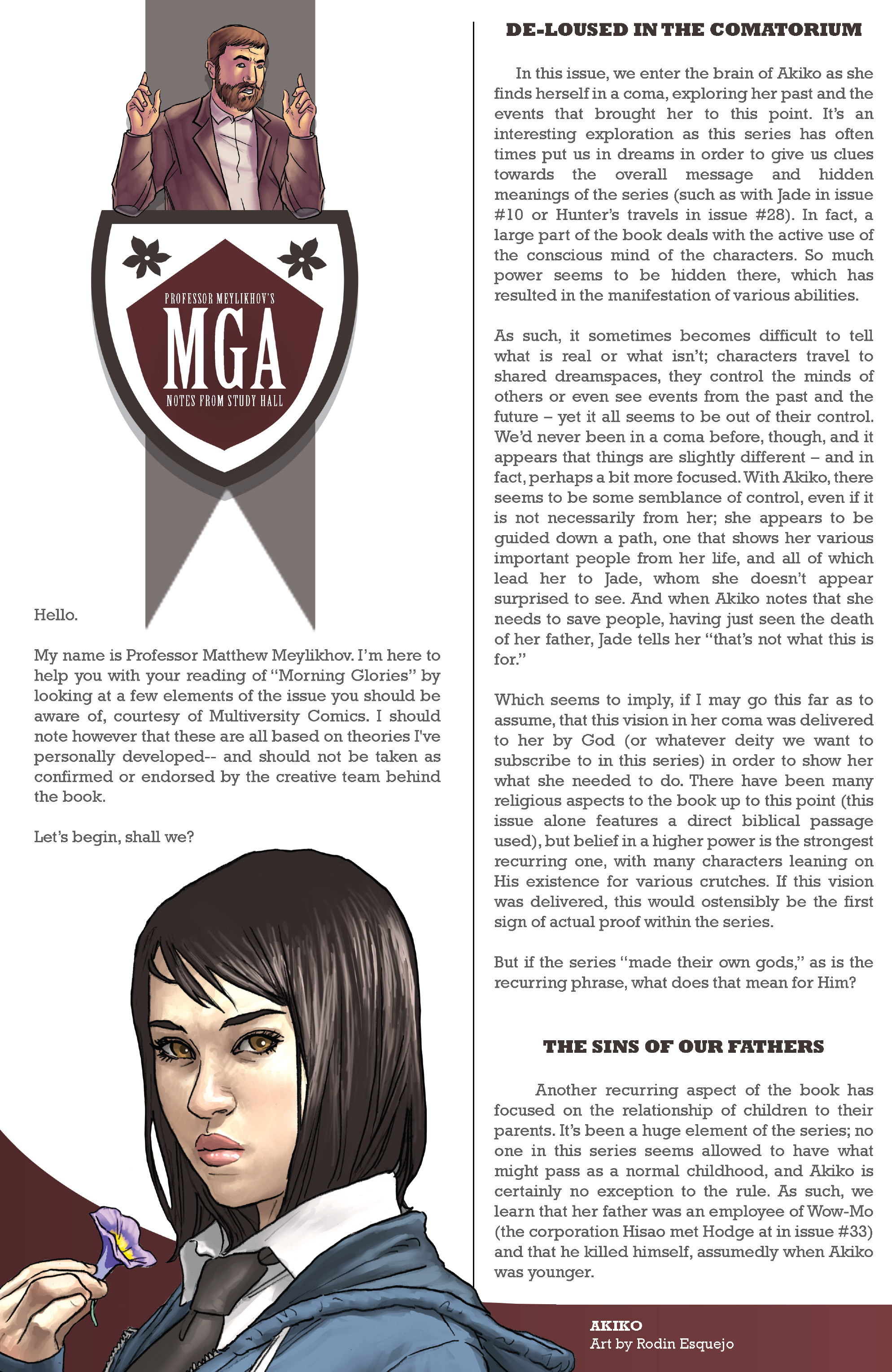 Read online Morning Glories comic -  Issue #37 - 31