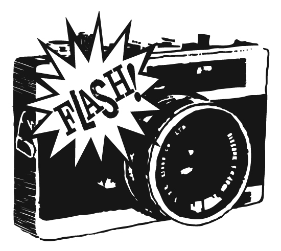 clipart of camera with flash - photo #32
