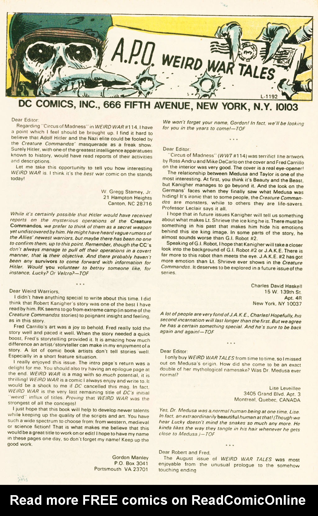 Read online Weird War Tales (1971) comic -  Issue #119 - 33