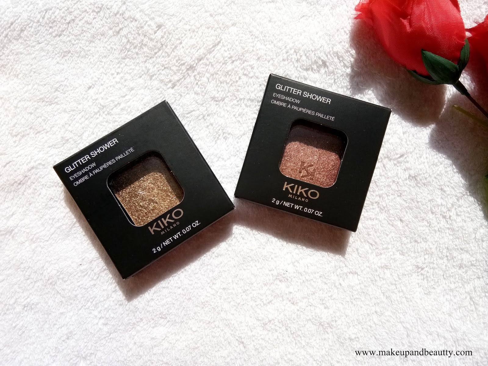 Makeup and beauty !!! REVIEW & SWATCHES OF KIKO MILANO GLITTER SHOWER