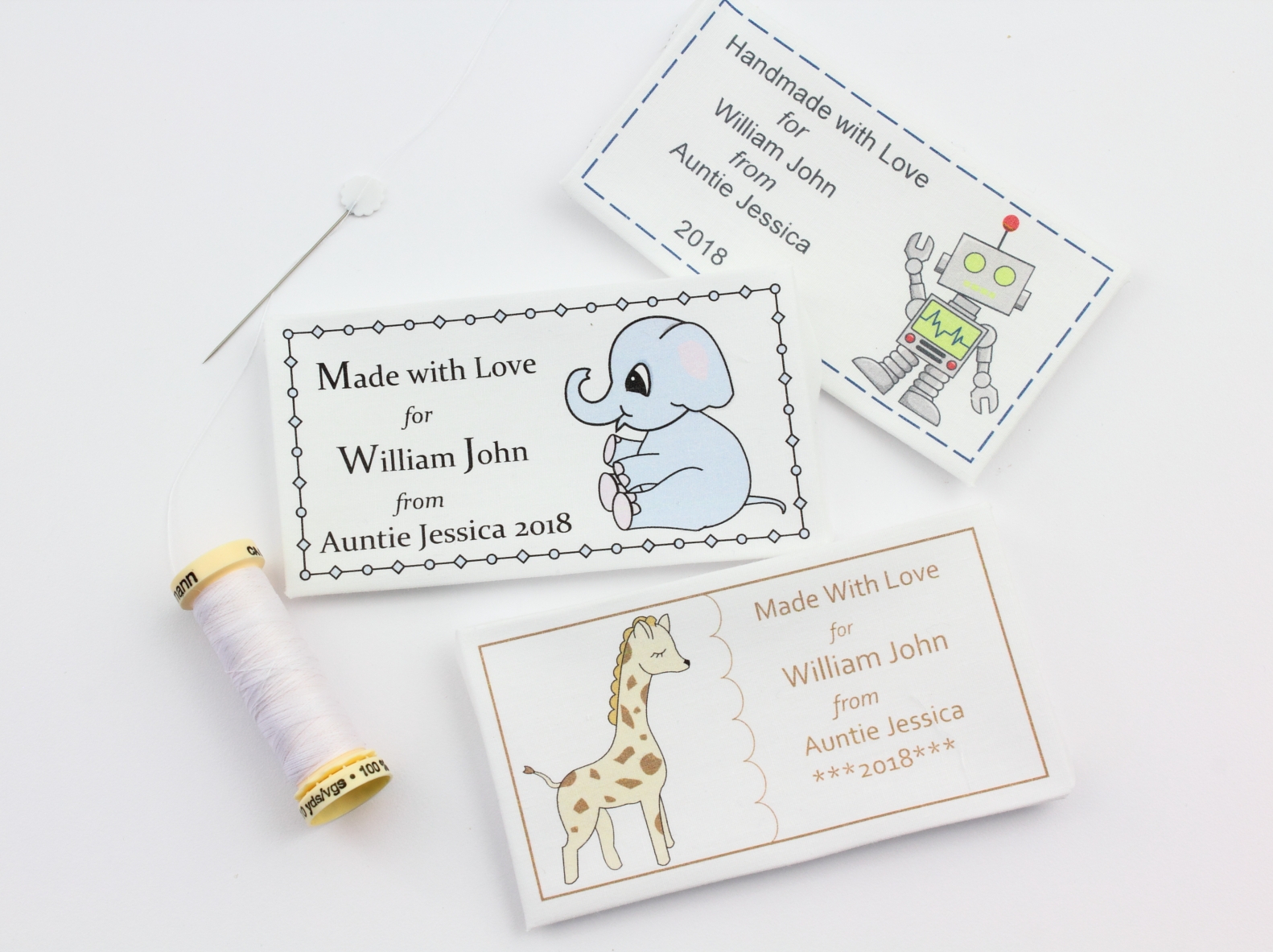 big B Baby Boy Quilt Labels